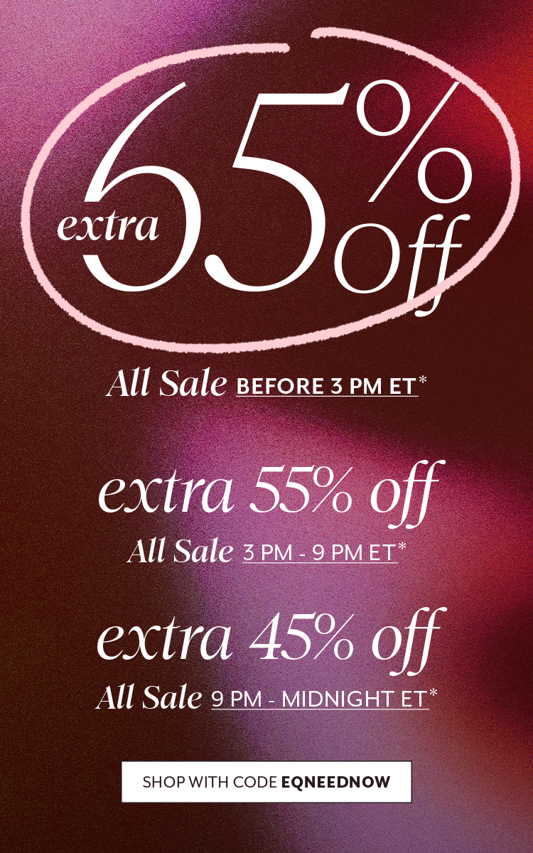 Extra 65% Off All Sale before 3pm ET
